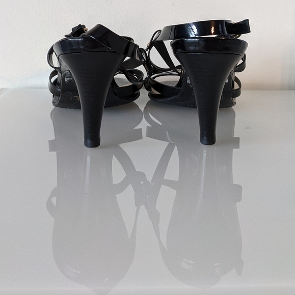 Sz 11 Cole Haan Nike Air Strappy Patent Leather - Picture 4 of 6